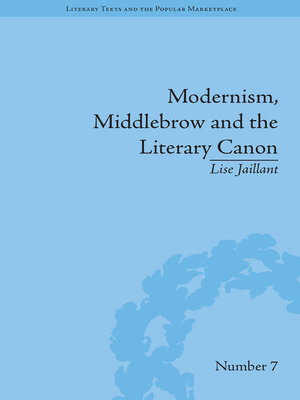 cover image of Modernism, Middlebrow and the Literary Canon